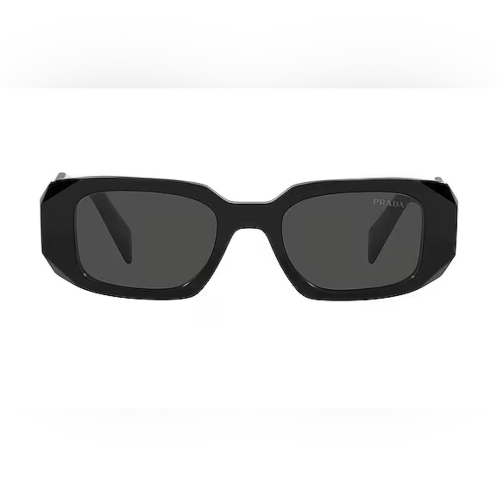 Prada Sculpt Reo Irregular Rounded in Black.